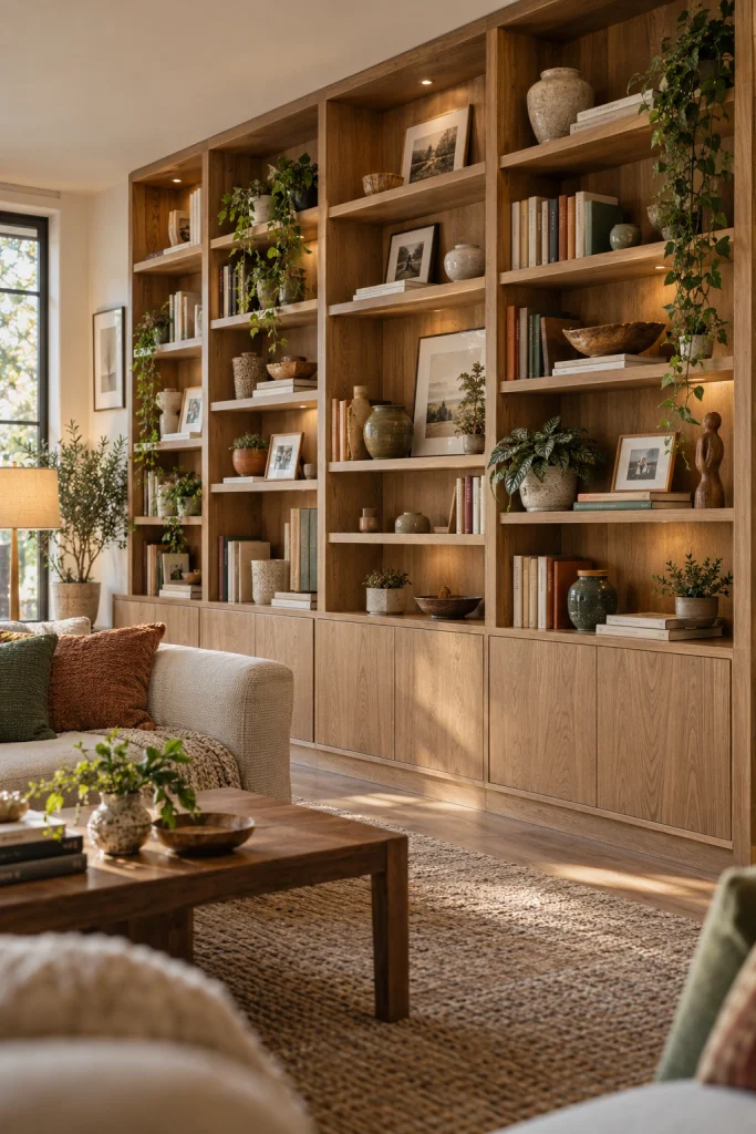 Open Shelving Display