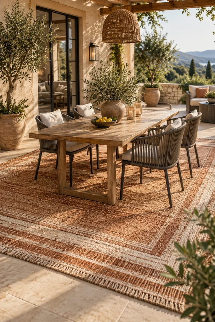 25 Patio Decor Ideas for a Stunning Outdoor Space Outdoor Rug Zone