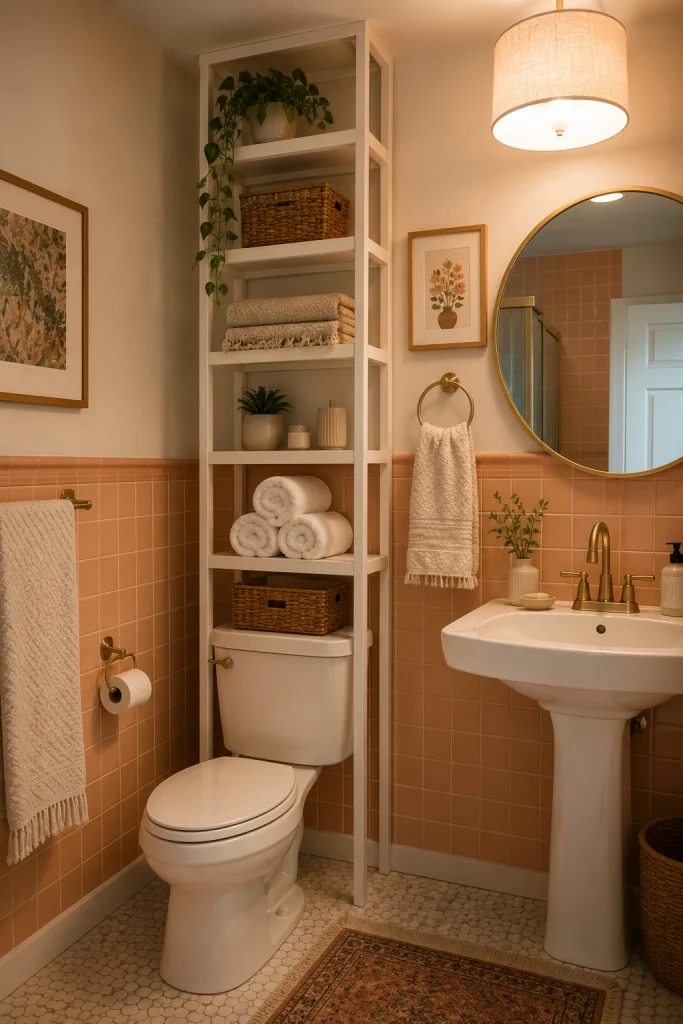 Over-the-Toilet Storage Tower