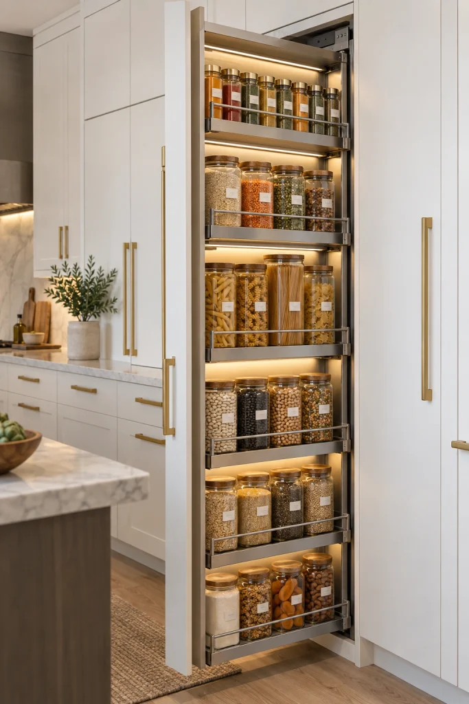 25 Kitchen Design and Decorating Ideas for Every Home Pull Out Pantry System