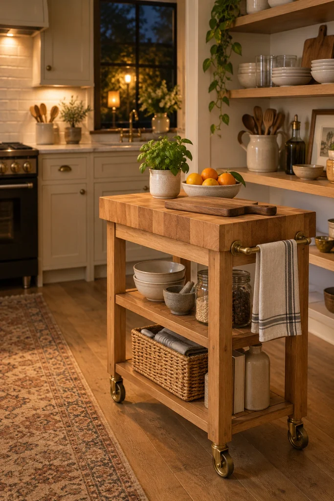 25 Kitchen Design and Decorating Ideas for Every Home Rolling Kitchen Cart