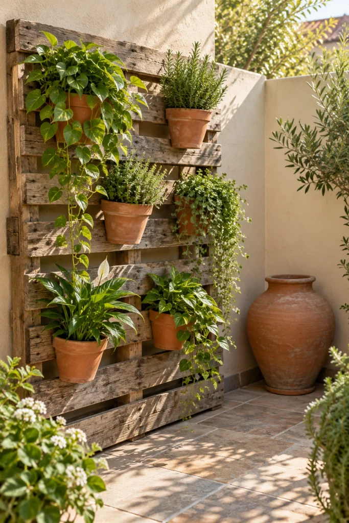 Rustic Planter Display