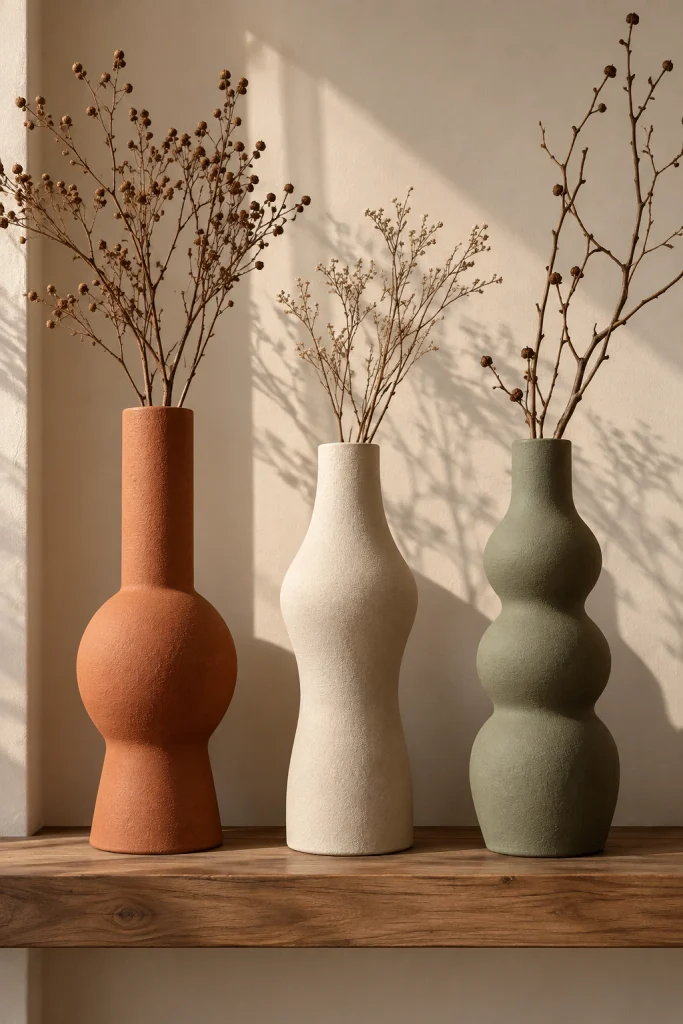 Sculptural Vase Arrangement