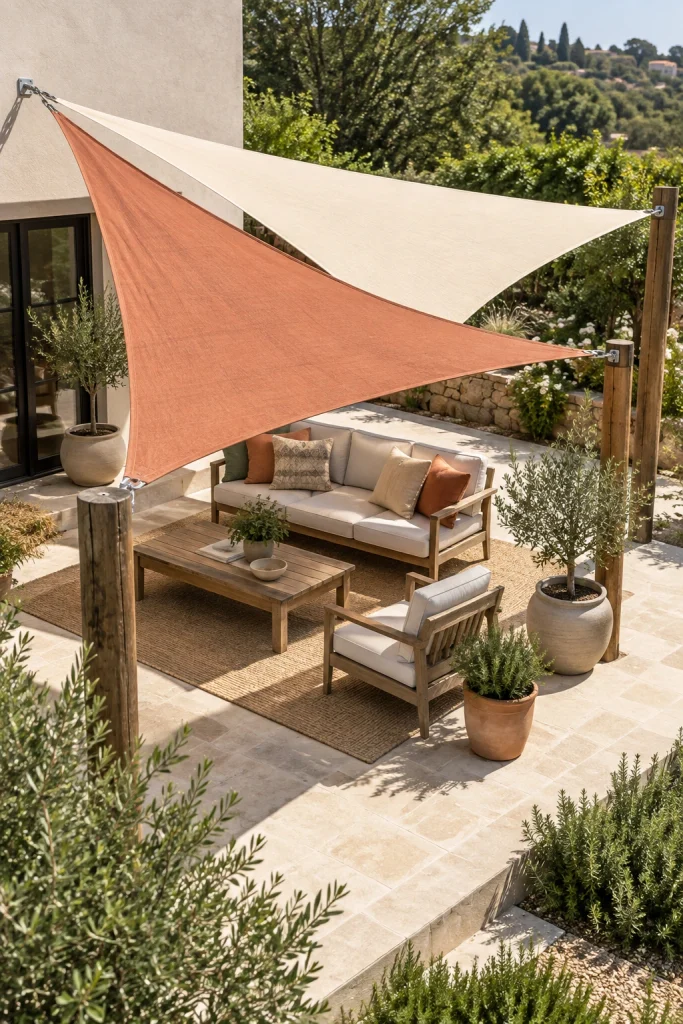 25 Patio Decor Ideas for a Stunning Outdoor Space Shade Sail Canopy