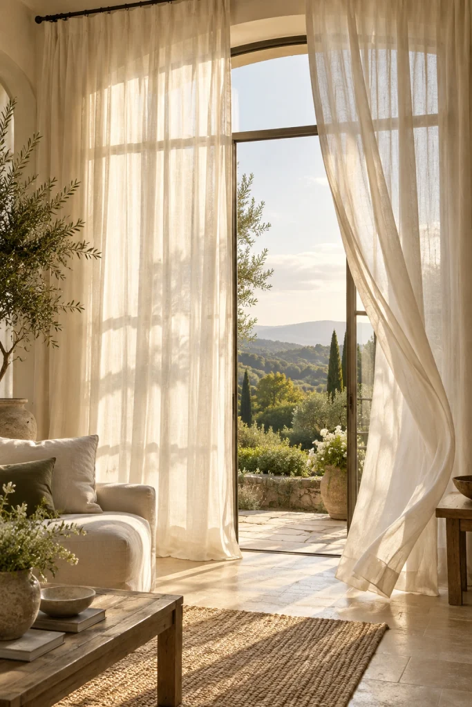 30 DIY Home Decor Ideas to Transform Your Space Sheer Window Treatment