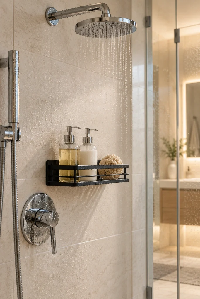 22 Modern Bathroom Decor Ideas for a Sleek Look Shower Caddy