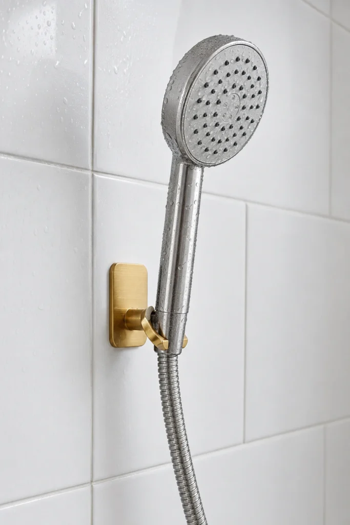 32 Small Bathroom Storage Ideas With No Cabinet Space Shower Head Hook