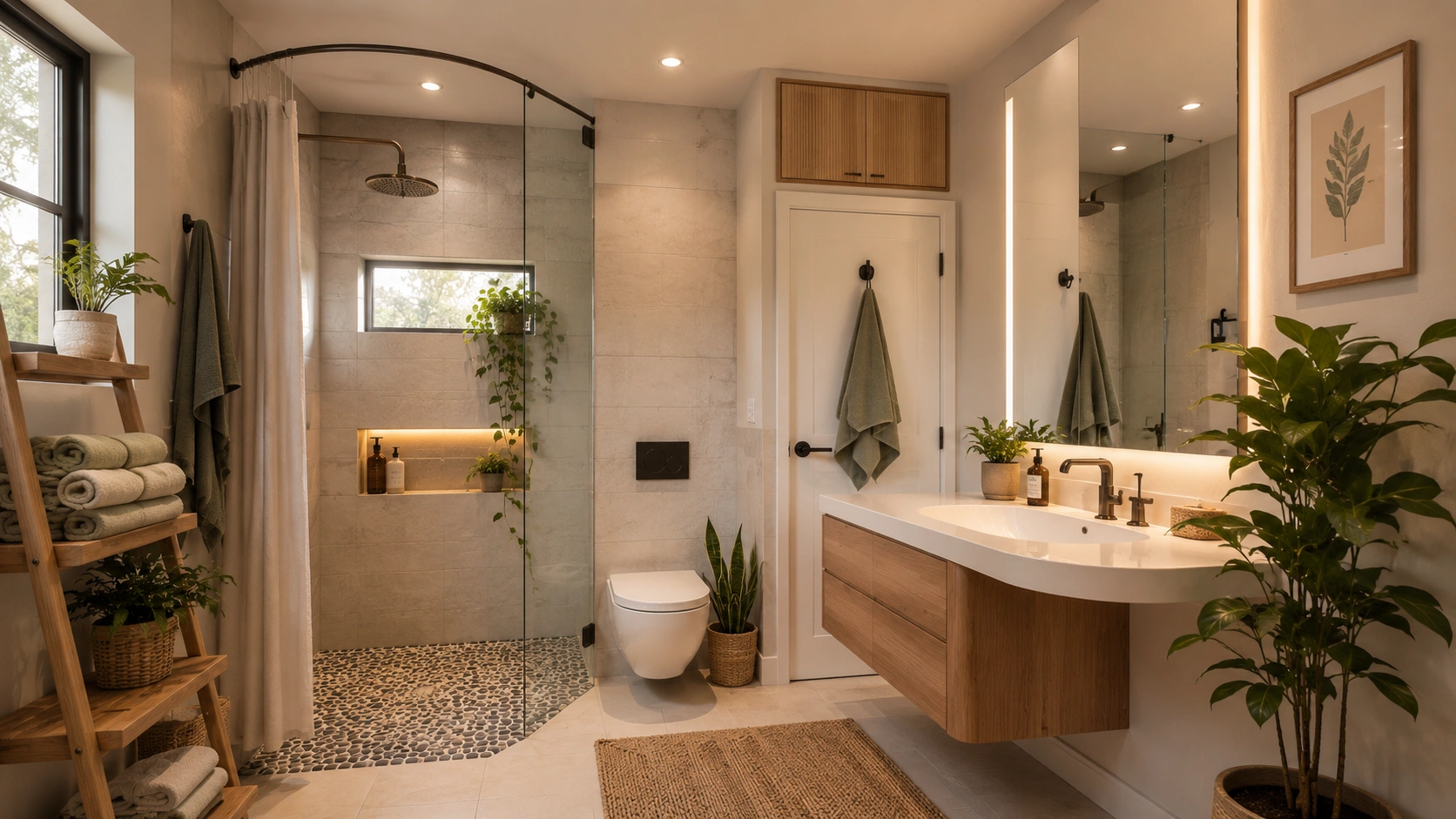 35 Small Bathroom Layout Ideas to Make an Awkward Space Work Harder