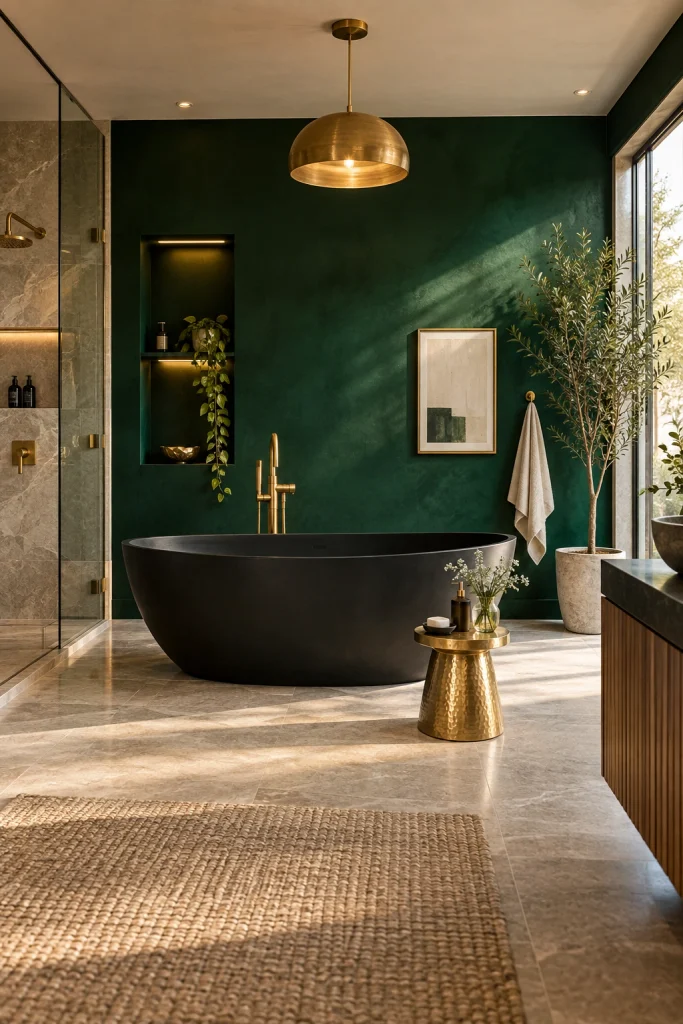 Statement Bathroom Decorating Ideas