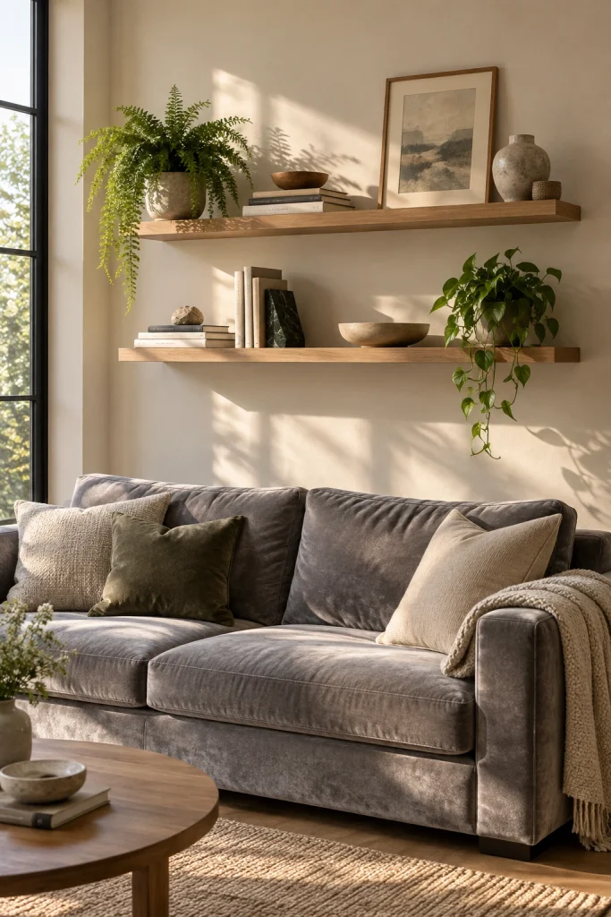 Stunning Living Room Shelves