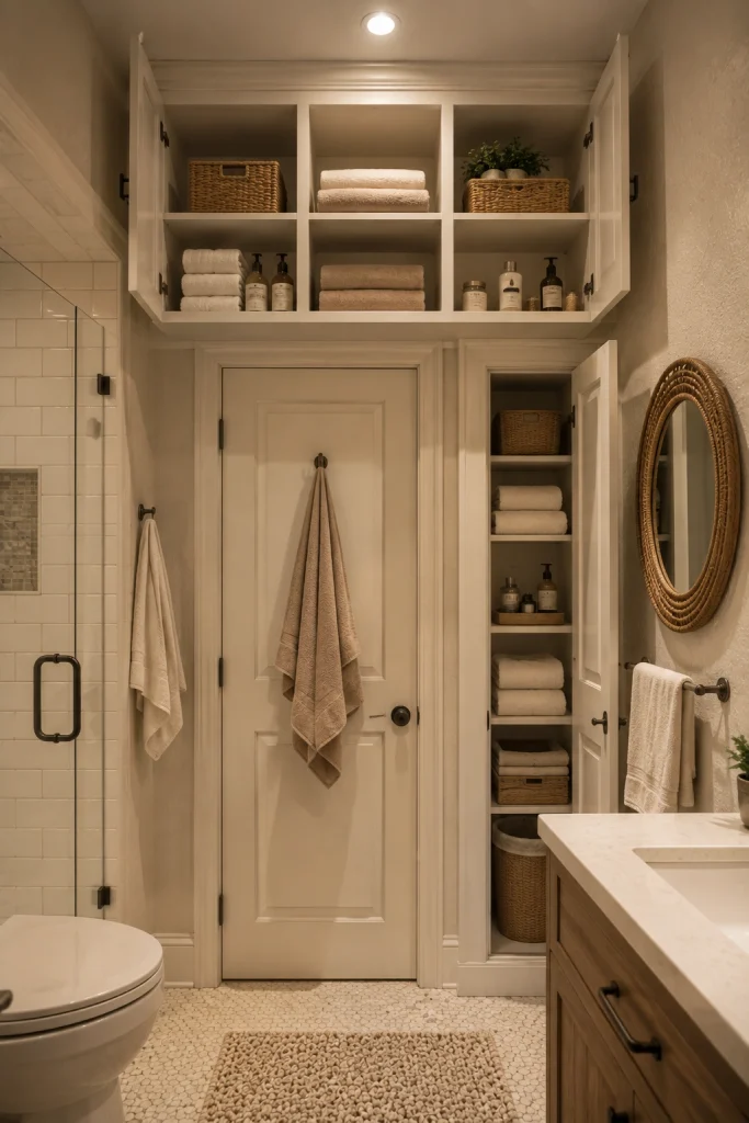 Tall Narrow Cabinet Above the Door