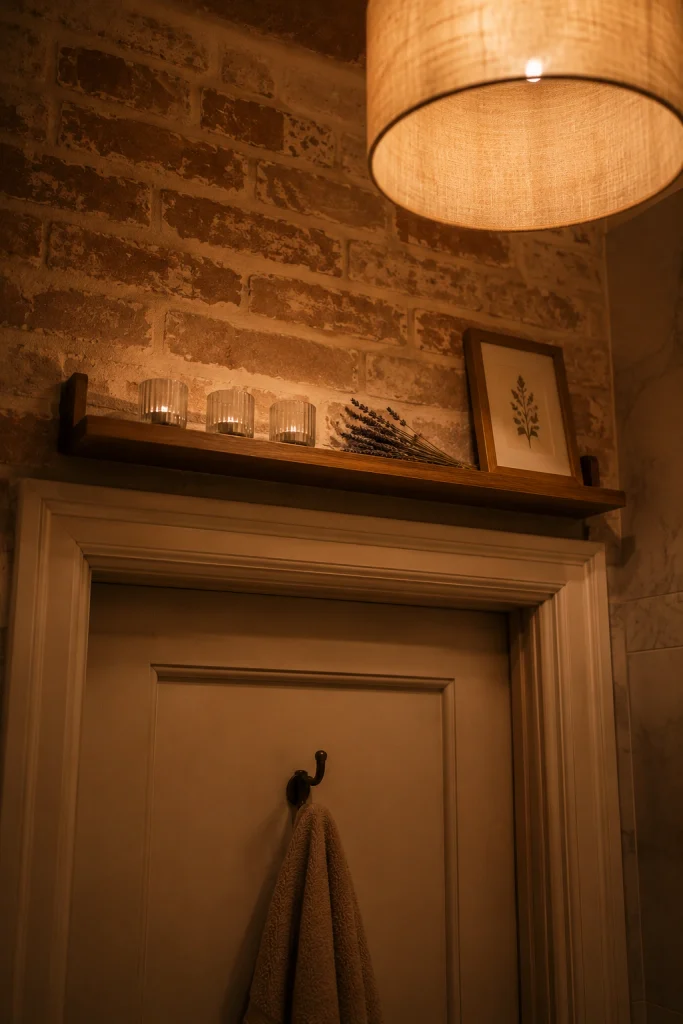 Tealight-Nook Shelf Above the Door