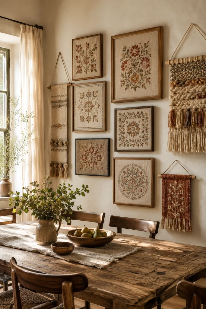 Textile Gallery Wall