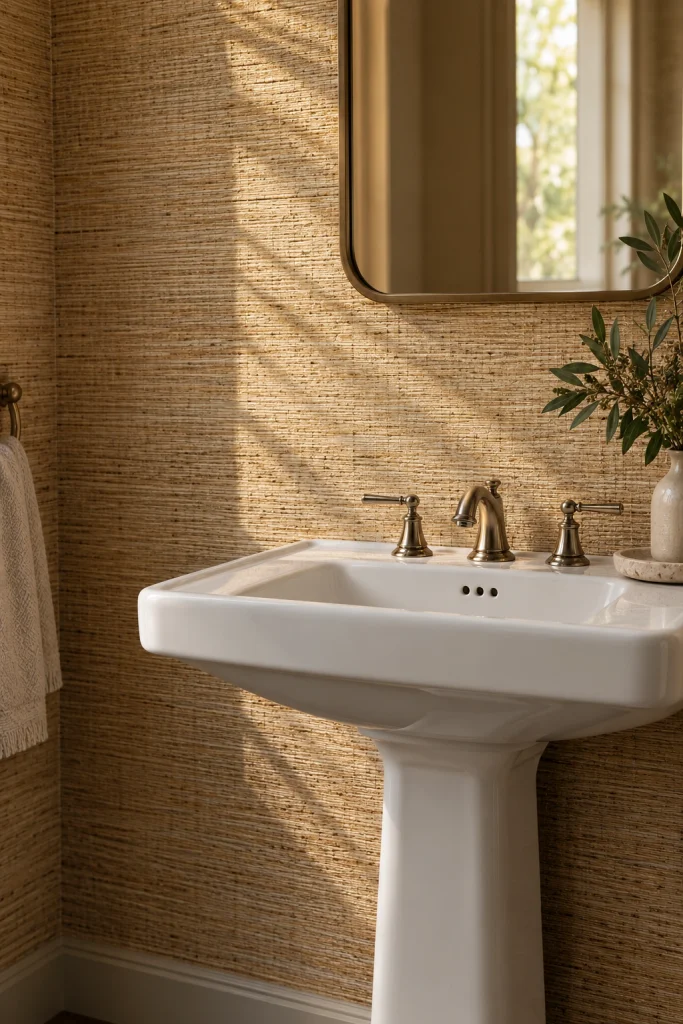 Textured Bathroom Decorating Ideas