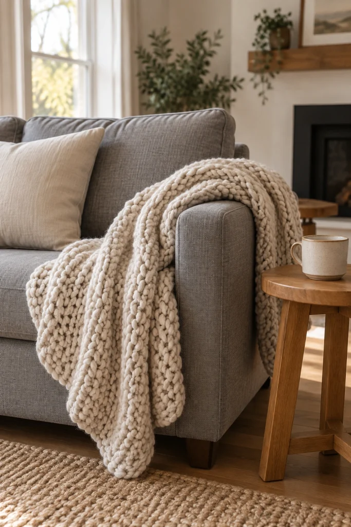 Textured Throw Blanket