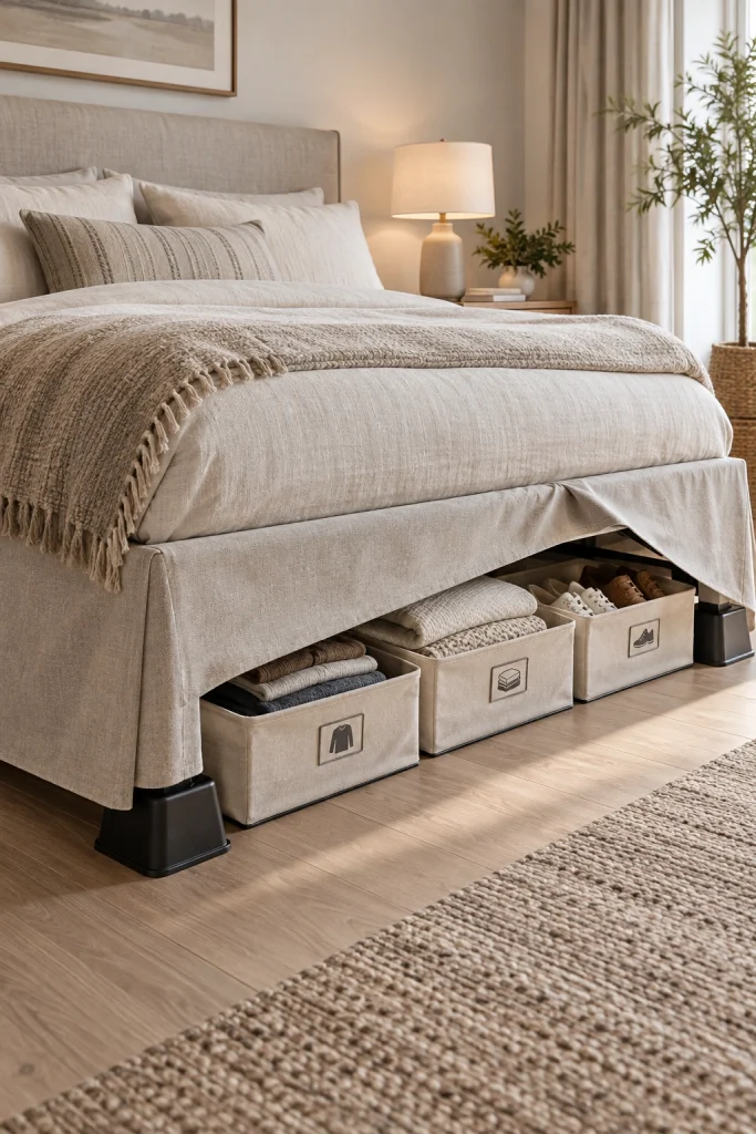 21 Bedroom Decorating Ideas for Teenage Guys That They'll Love Under-Bed Storage