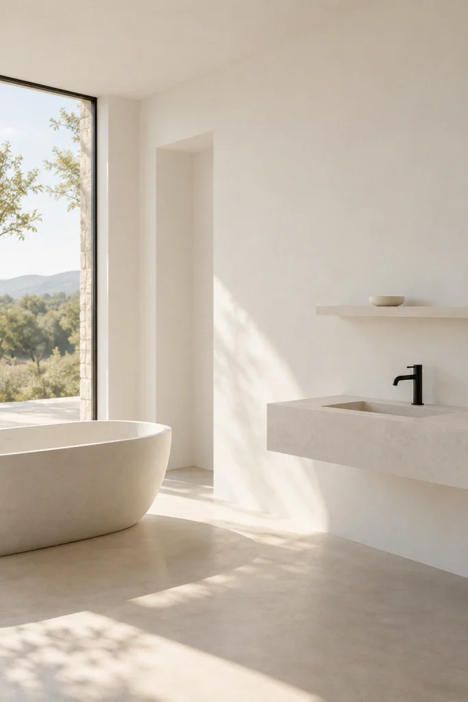 Warm Bathroom Decorating Ideas