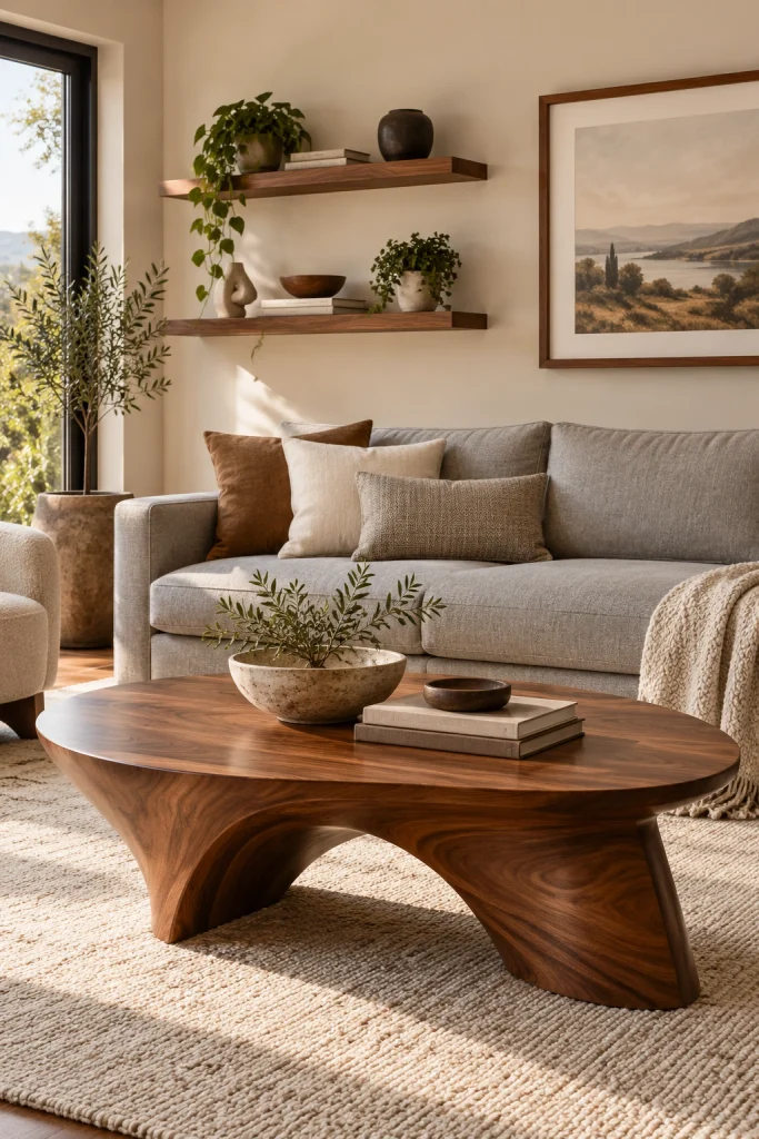Warm Wood Accents