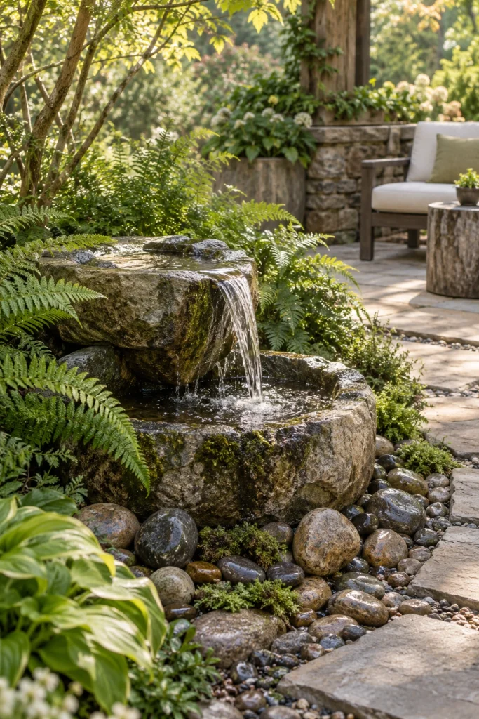 25 Patio Decor Ideas for a Stunning Outdoor Space Water Feature Accent
