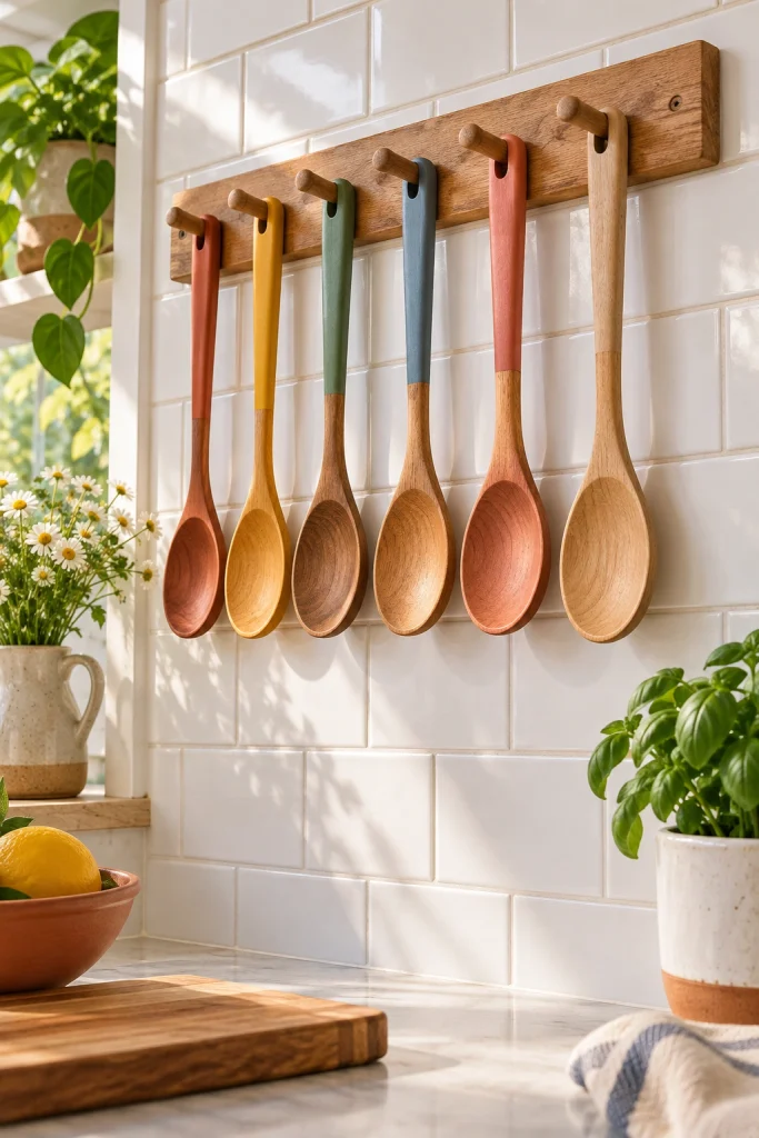 20 DIY Wall Decor Ideas You Can Make This Weekend Wooden Spoon Hanger
